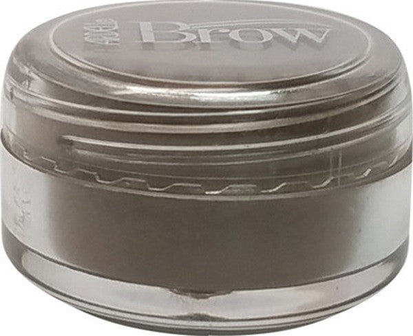 Eyebrow powder in jar, color taupe.