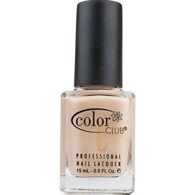 Color Club light pink nail polish bottle on a white background