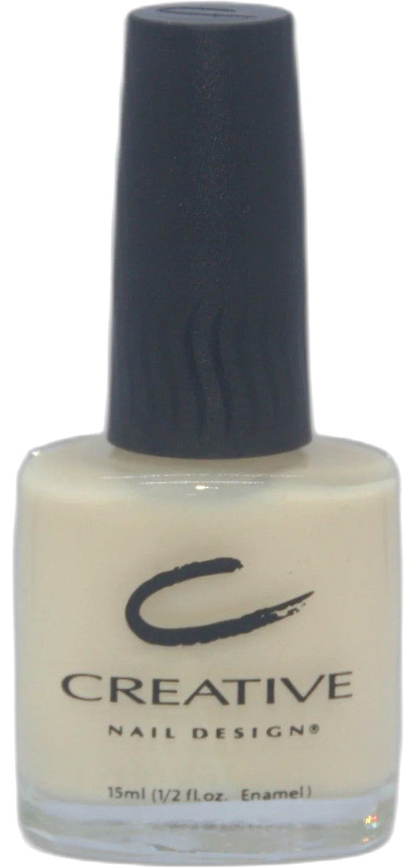 Nail polish bottle with 'Creative Nail Design' branding on a white background