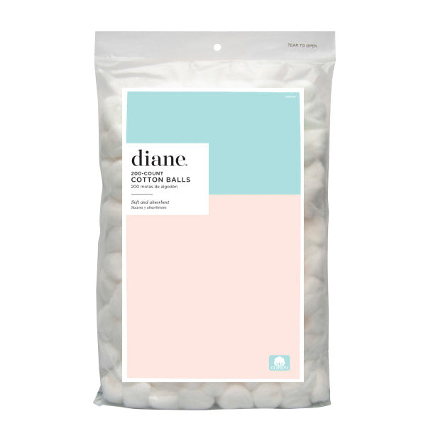 Diane Cotton Balls, 100 or 200 pack