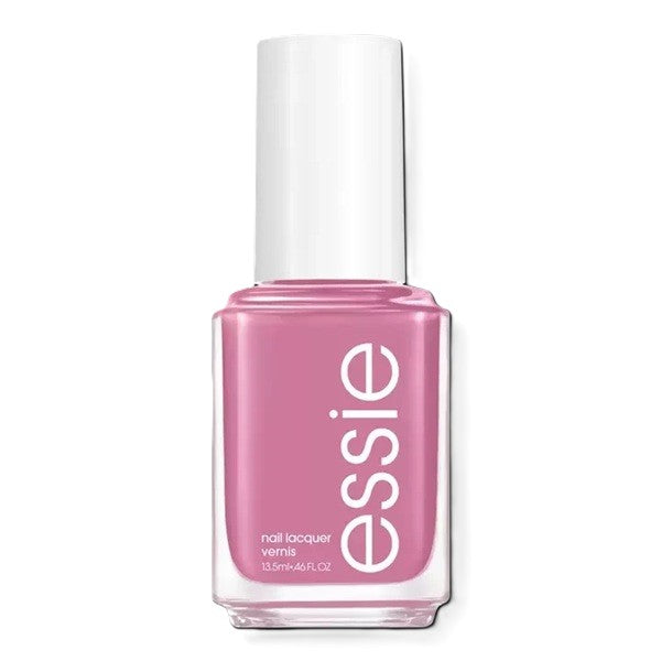Essie light purple nail polish bottle on a white background