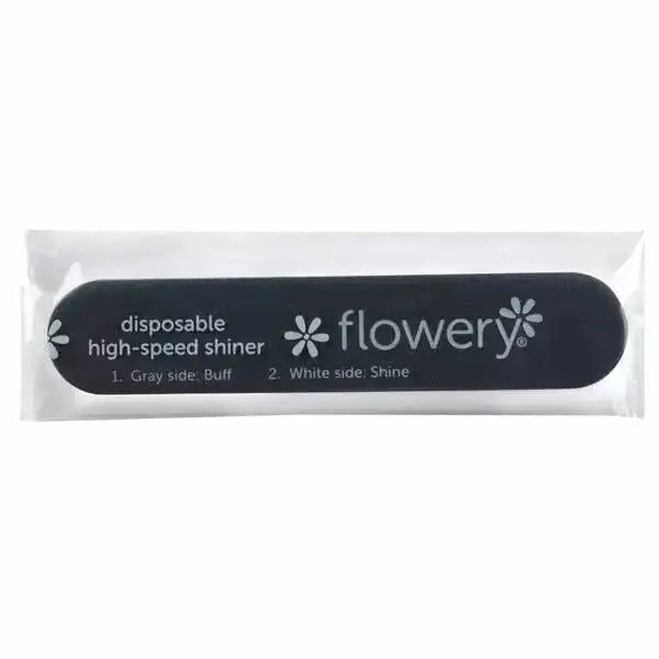 Flowery disposable high-speed shiner in packaging on a white background