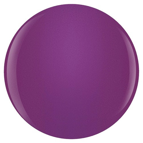 Solid purple nail polish swatch on a white background