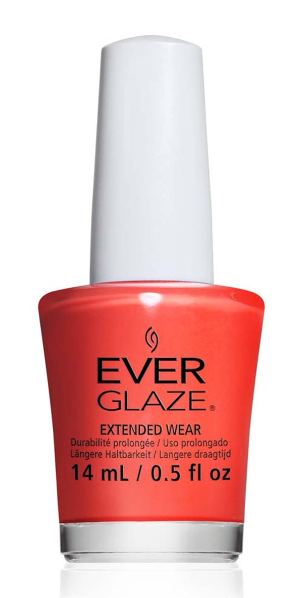 ChGl EverGlaze Extended Wear Nail Lacquer, Pretty Poppy