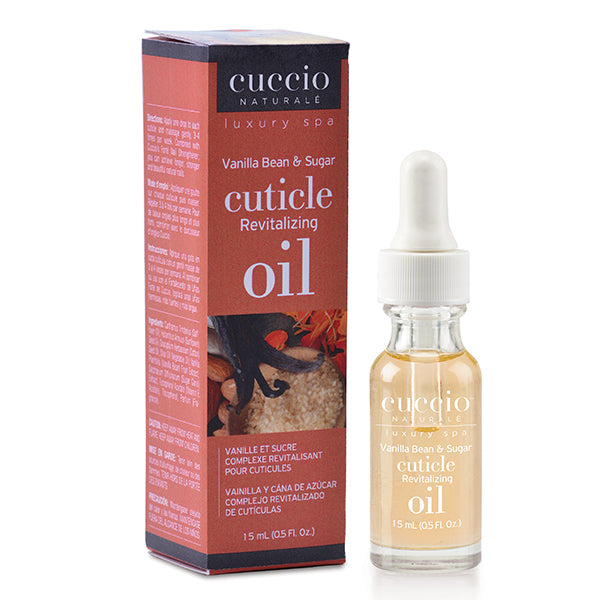 Cuccio cuticle revitalizing oil with packaging on a white background