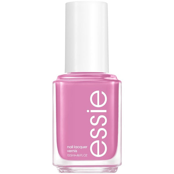 Light purple nail polish bottle with 'essie' branding on a white background