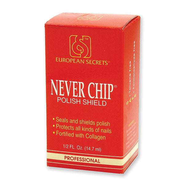European Secrets Never Chip Top Coat, .5 oz