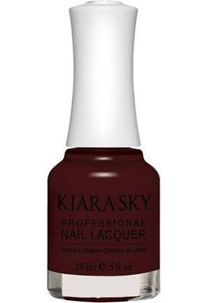 Kiara Sky Nail Polish, Riyalistic Maroon N545
