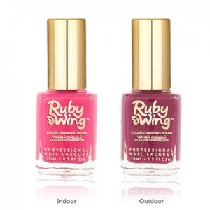 Ruby Wing Color Changing Nail Polish, Poppy 37