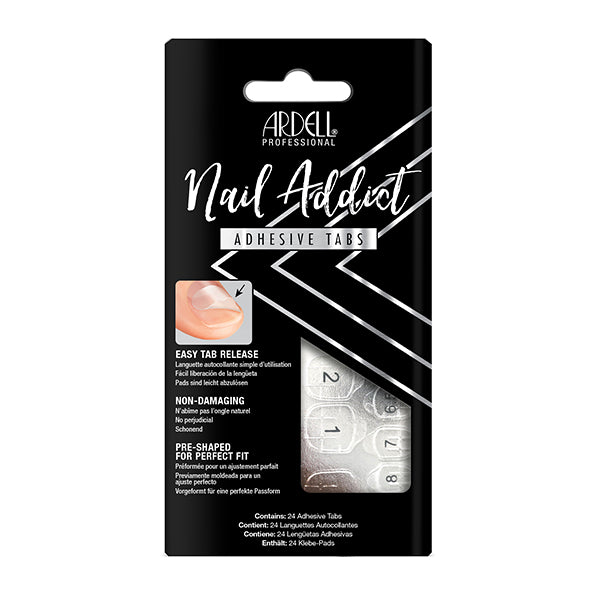 Ardell Nail Addict Adhesive Tabs packaging on a white background