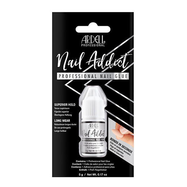 Ardell Professional Nail Addict nail glue packaging on a white background