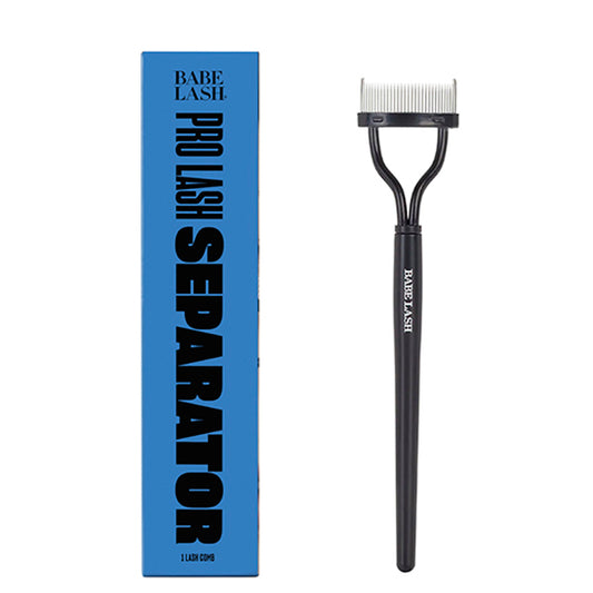 Babe Lash Pro Lash Separator in blue packaging against a white background.