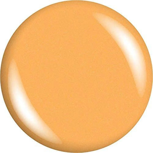 Round orange object on a white background