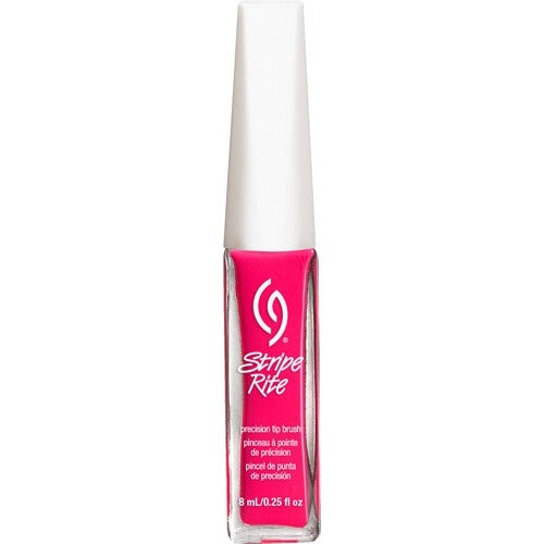 Striperite bright pink nail art striper bottle on a white background