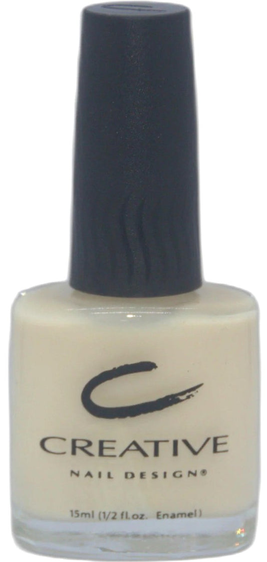 Nail polish bottle with 'Creative Nail Design' branding on a white background