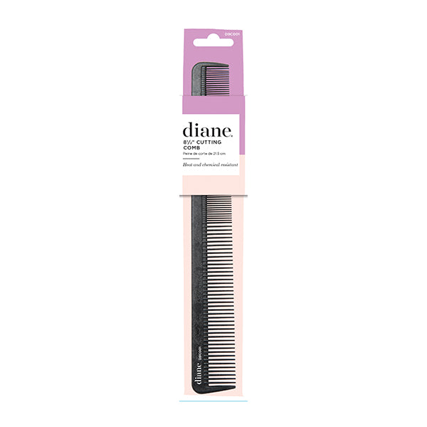 Diane Silicone Black Cutting Comb 8.5"
