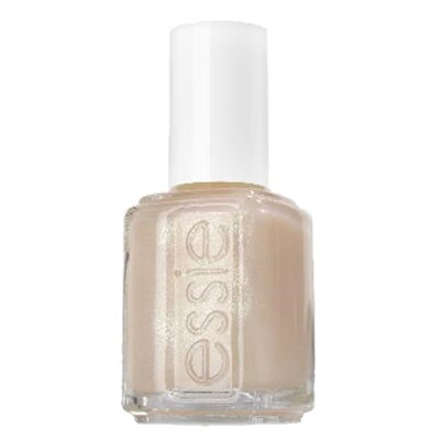 Essie sandy beige nail polish bottle on a white background