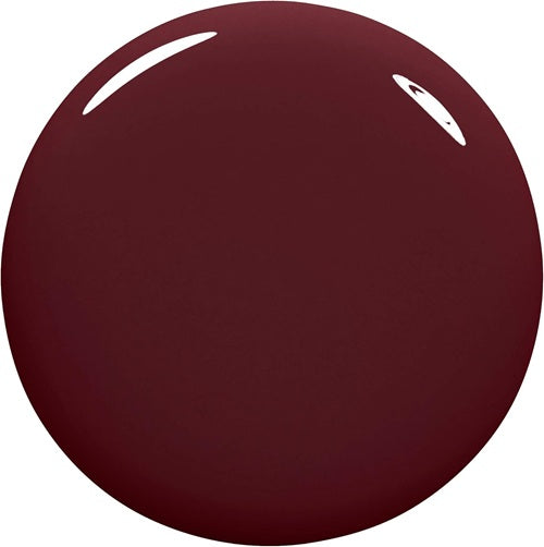 Burgundy wine nail polish swatch.