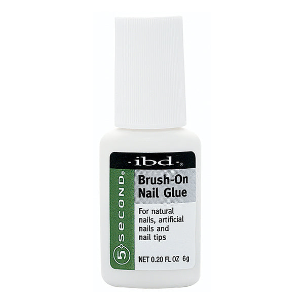 IBD 5 Second Brush-On Nail Glue, 6 gram