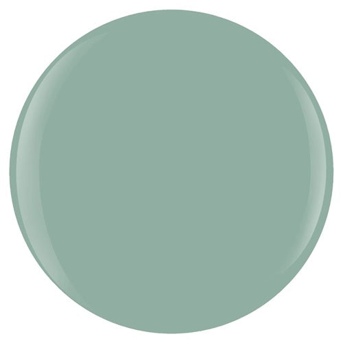 Solid mint green nail polish swatch on a white background
