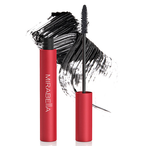 Mirabella Lash Luxe Mascara with black  color smudge.