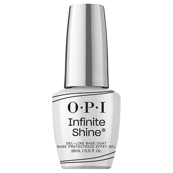 OPI Infinite Shine nail polish bottle on a white background