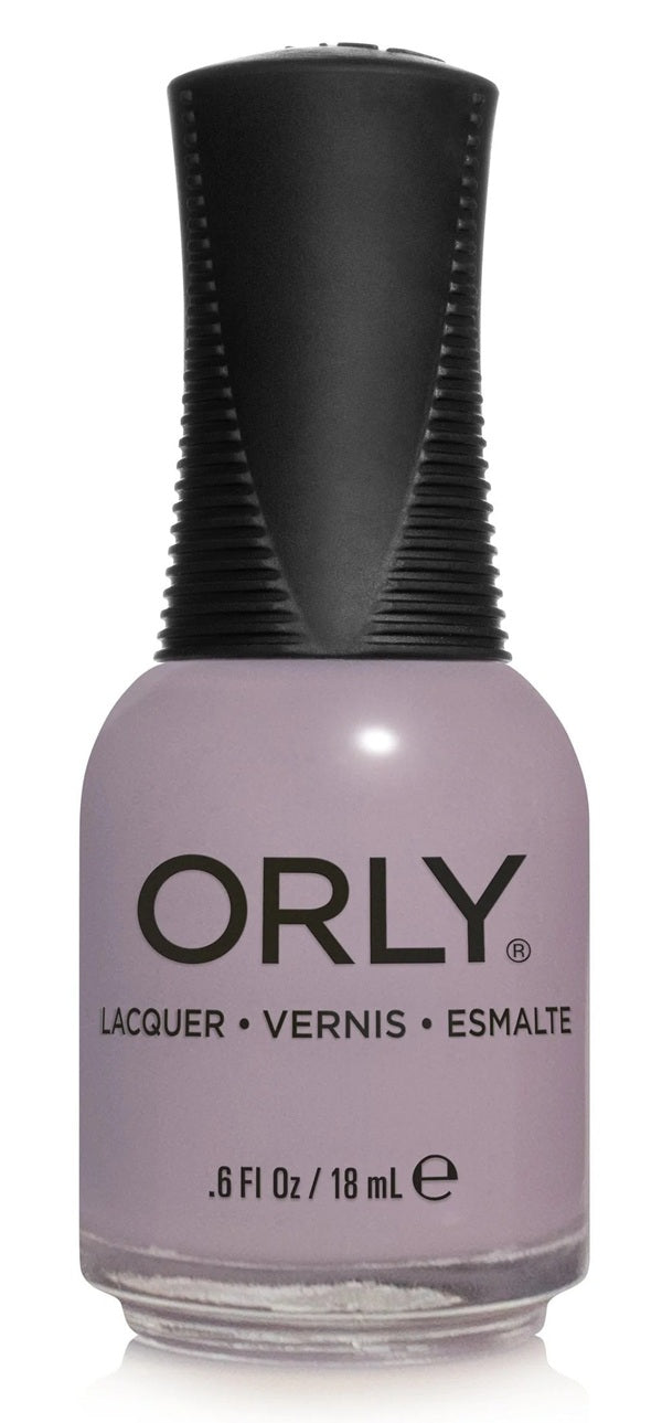 Orly nail polish bottle with black cap on a white background