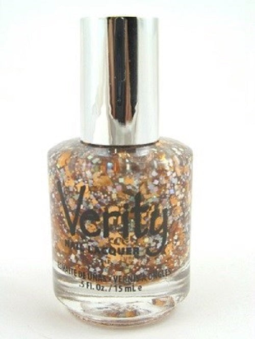 Verity Nail Lacquer, Marigold Sparkles SE34
