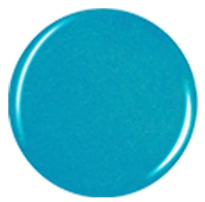 Blue nail polish swatch on a white background