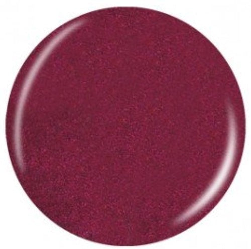 Pink red shimmer nail polish color swatch on a white background