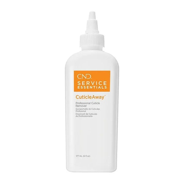 CND CuticleAway bottle on a white background
