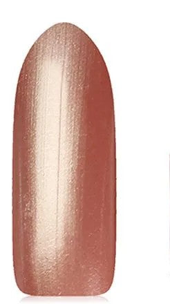 Golden bronze nail polish swatch on a white background