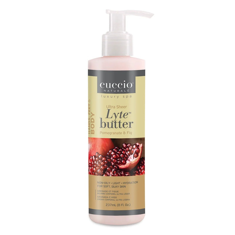 Cuccio Naturale Lyte Ultra Sheer Body Butter, Various Scents, 8 oz