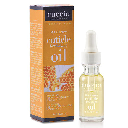 Cuccio Naturale cuticle oil with packaging on a white background