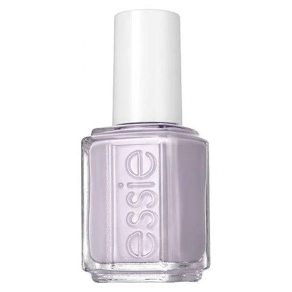 Essie light purple lilac nail polish bottle on a white background