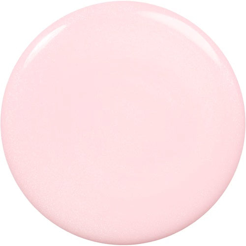 Light pink nail polish swatch on a white background