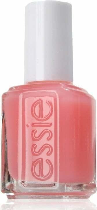 Essie nail polish bottle with a pink shade on a white background