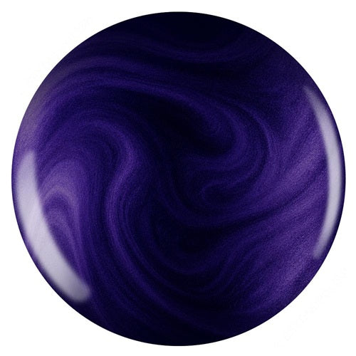 A glossy, swirled deep navy blue/purple nail polish color swatch on a clean white background.