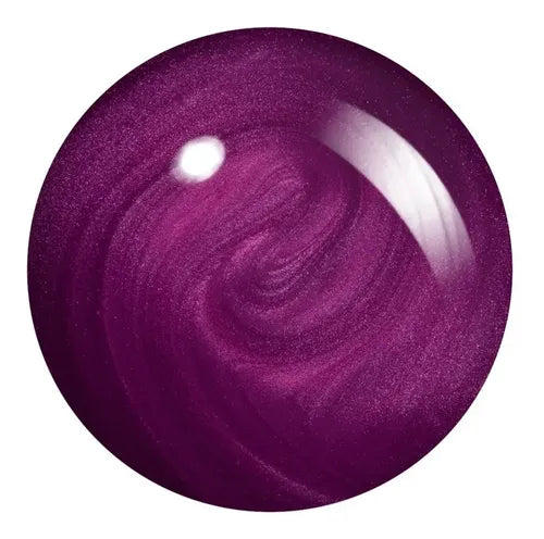 Purple nail polish swatch on a white background