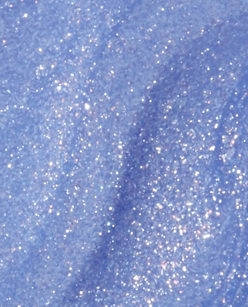 Periwinkle blue nail polish with shimmer swatch 