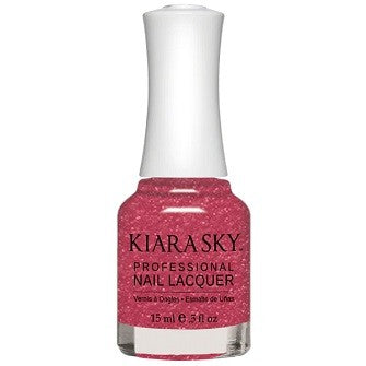 Kiara Sky Nail Polish, Frosted Wine N5029