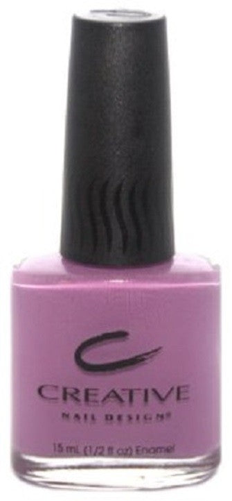 A bottle of Creative Nail Design nail polish in a light purple color, labeled as Grapeade 173 with a volume of 0.50 fl. oz.